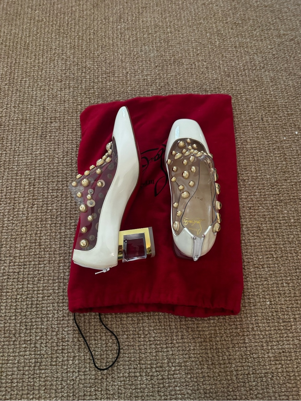 Christian Louboutin Studded Women's Heel - Picture 4 of 4